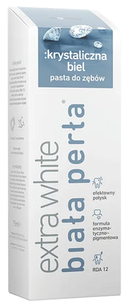 Biała Perła Plus Whitening Toothpaste Crystal White 75ml