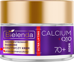 Bielenda Calcium + Q10 Concentrated Deeply Nourishing Anti-Wrinkle Cream 70+ for Day 50ml