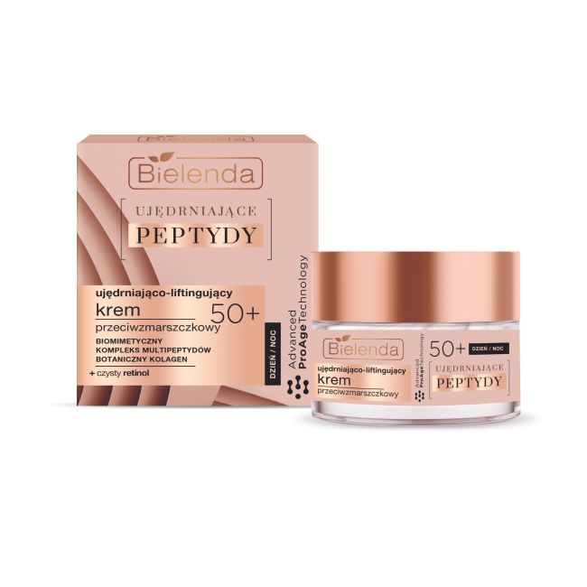 Bielenda Firming Peptides 50+ Firming and Lifting Anti-Wrinkle Day and Night Cream 50ml