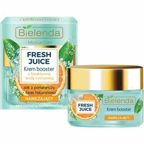 Bielenda Fresh Juice Face Cream Booster with Bioactive Citrus Water Orange 50ml