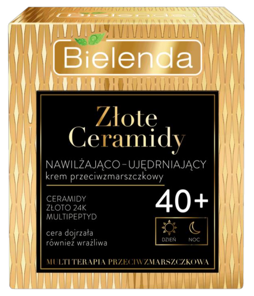 Bielenda Golden Ceramides Moisturizing Firming Day and Night Cream Anti Wrinkle 40+ 50ml