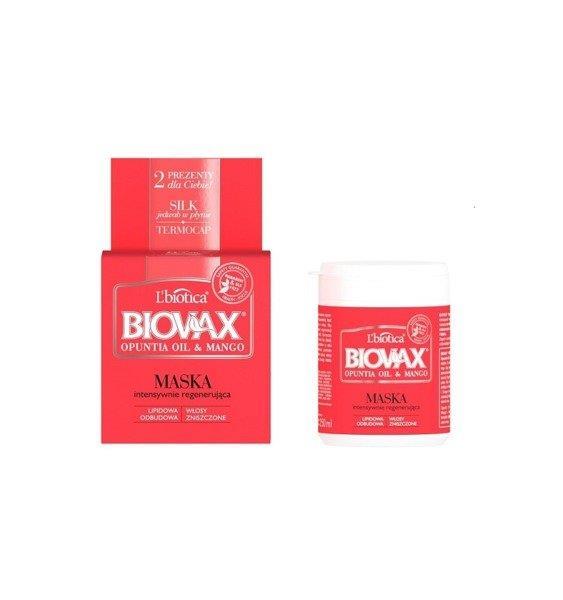 Biovax Opuntia Oil & Mango Repair Mask For Damaged Hair 250ml