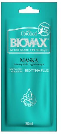 Biovax Regenerating Mask for Weak Hair 20ml