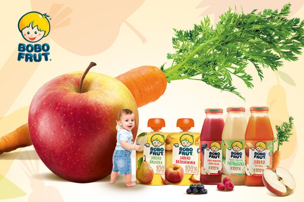 Bobo Frut Nectar Apple Banana Carrot for Babies after 6. Months Old 300ml