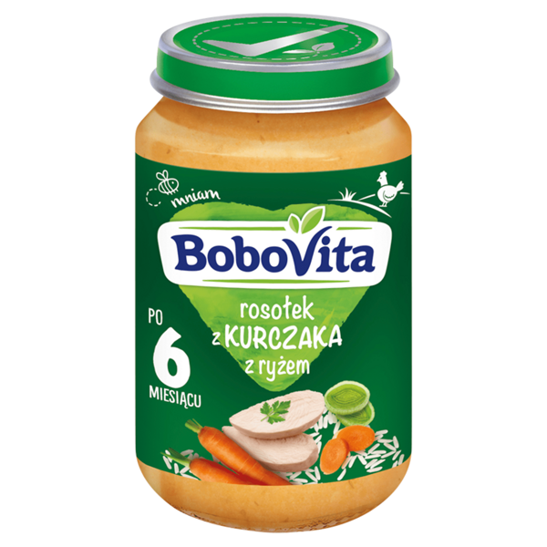 BoboVita Chicken Broth with Rice for Babies after 6 Months 190g