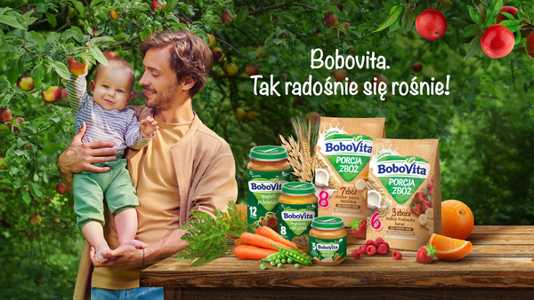 BoboVita Milk Porridge 7 Cereals with Apple and Plum Flavor after 8th Month 210g