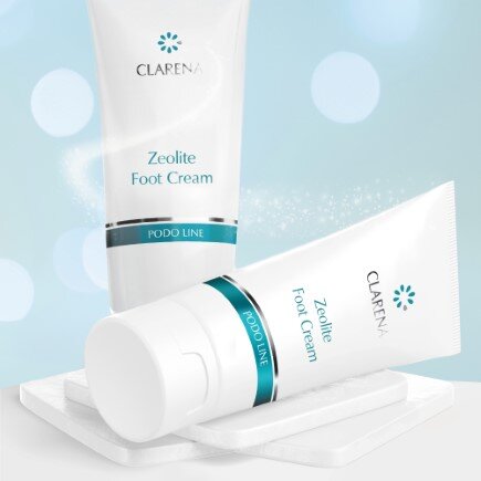 Clarena Podo Line Zeolite Foot Cream Specialized Cream for the Care of Calloused and Cracked Foot Skin 100ml