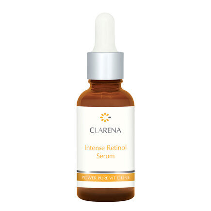 Clarena Power Pure Vit C Line Intense Retinol & Hyaluronic Acid Intensive Serum with Retinol for Skin with Discolorations 30ml