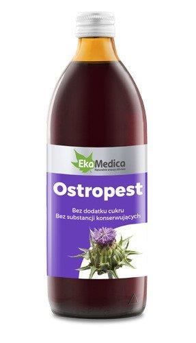 EkaMedica Natural Milk Thistle Juice Without Sugar, It Supports Digestion 500ml