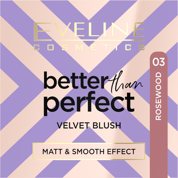 Eveline Better Than Perfect Pressed Blush No. 03 Rosewood 1 Piece