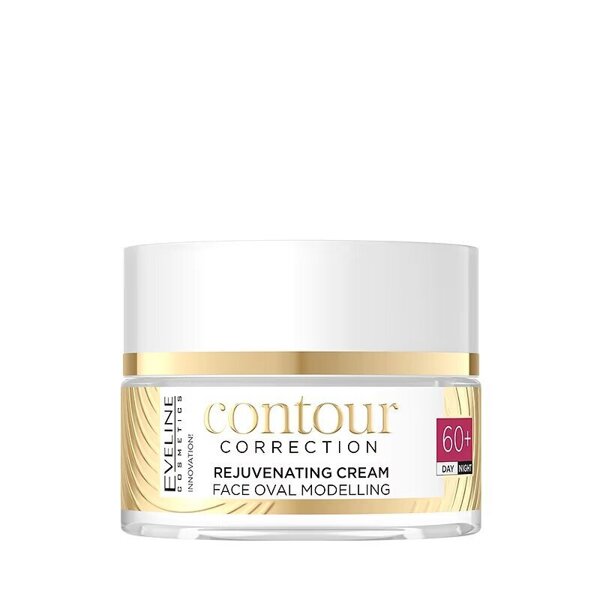 Eveline Contour Correction Rejuvenating Cream Modeling Face Oval 60+ Night and Day 50ml