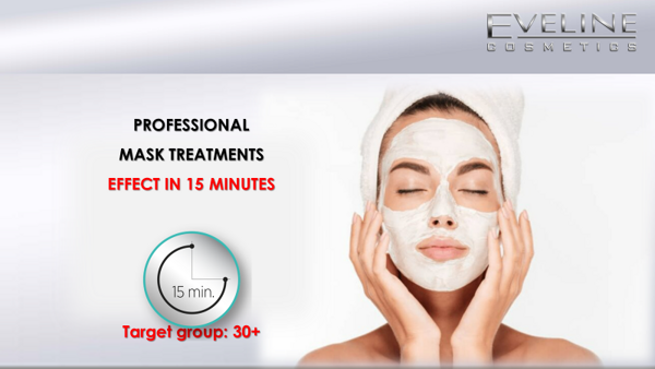 Eveline Face Therapy Professional Ampoule-Mask Peptide Regenerating Cream Mask for Gray and Tired Skin 8ml