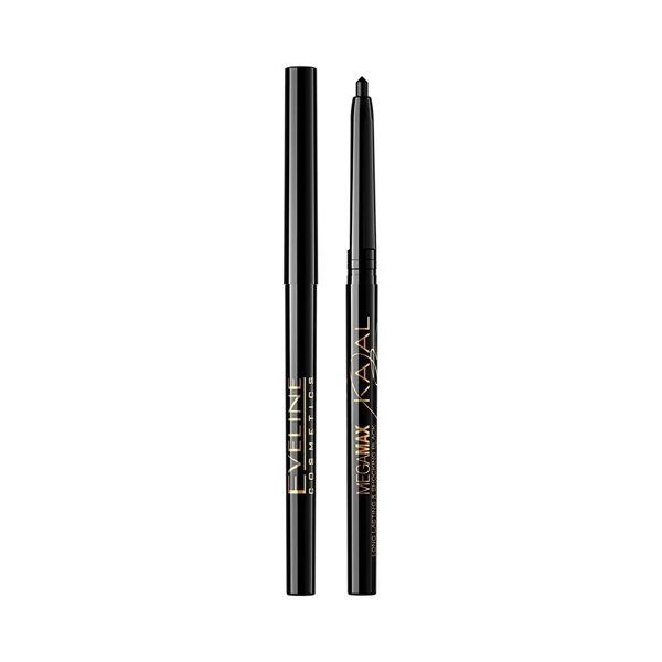 Eveline Mega Max Kajal Eye Pencil Black 1 Piece