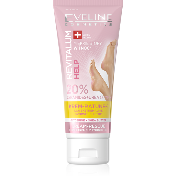 Eveline Revitalum 20% Ceramides Urea Cream-Rescue for Extremely Rough Feet 75ml