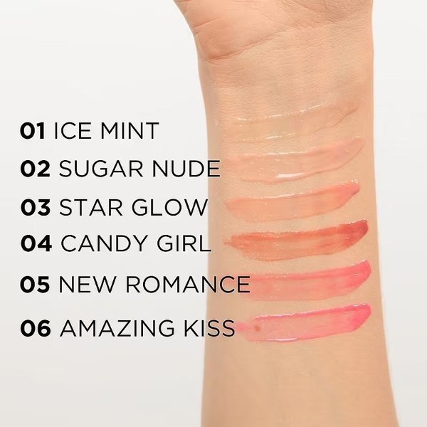 Eveline Variete Cooling Kisses Lip Gloss Enlarging Lips No. 05 New Romance 6.8ml