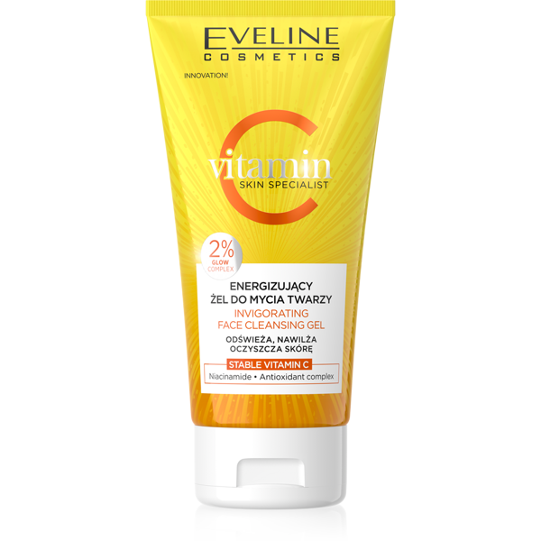 Eveline Vitamin C Skin Specialist Energizing Face Washing Gel for all Skin Types 150ml