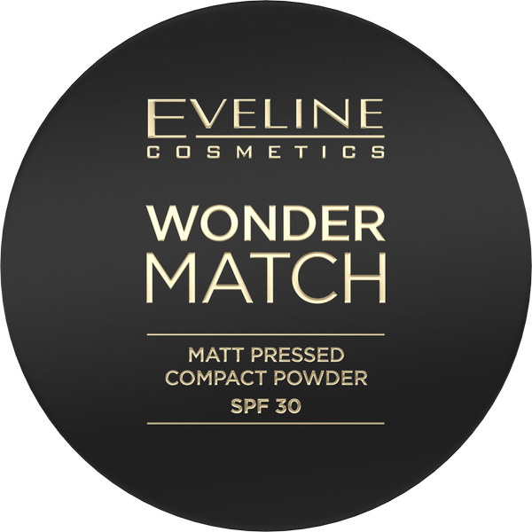 Eveline Wonder Match Matte Pressed Powder with Protective Filter SPF30 No. 01 Light Beige 8g