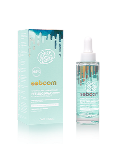 FaceBoom Seboom  10 Minute Acid Peeling for Face Oily and Combination Skin 30g Best Before 29.02.24