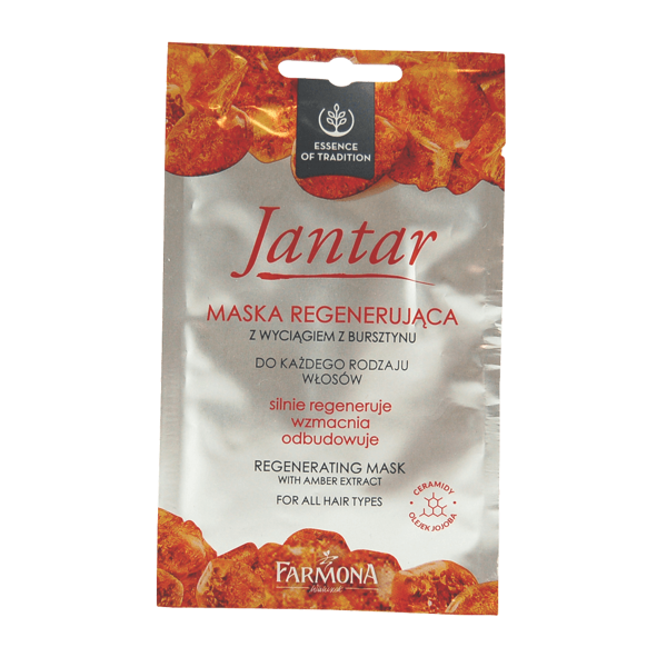 Farmona Jantar Regenerating Mask With Amber Extract Any Hair Type 20g