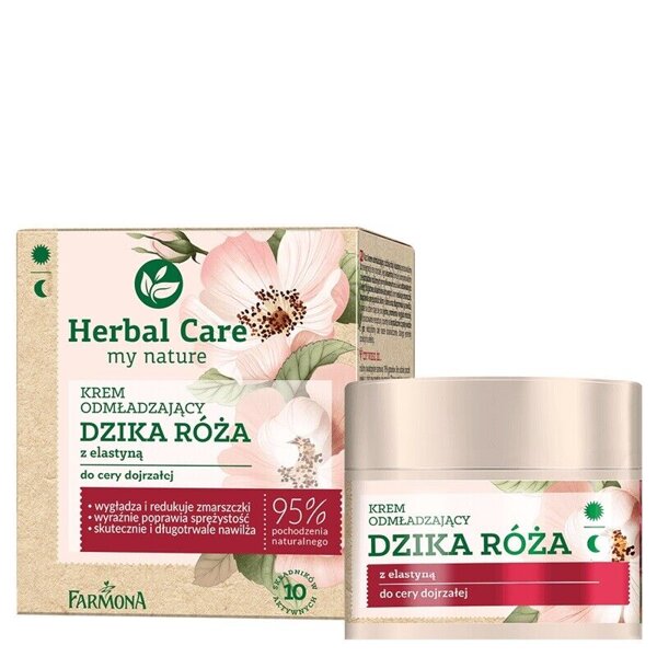 Herbal Care Rejuvenating Day Cream for Mature Skin with Wild Rose 50ml