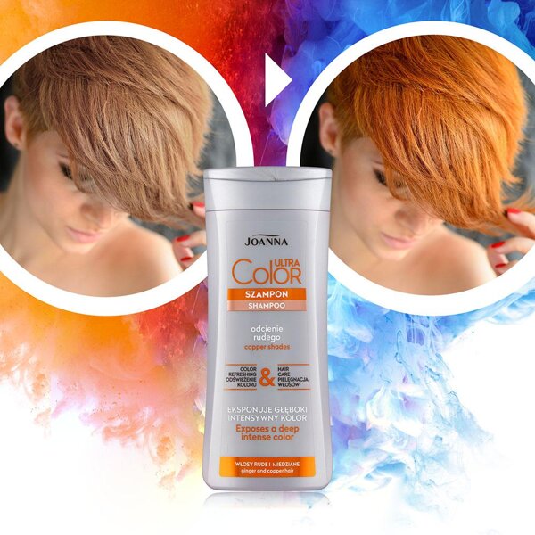 Joanna Ultra Color Copper Shade Hair Shampoo 200ml