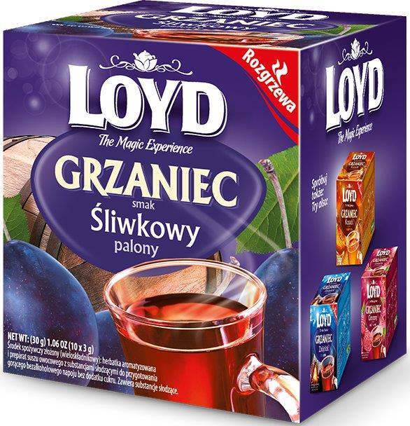 Loyd The Magic Experience Mulled Wine Tea with Plum Flavour 10x3g