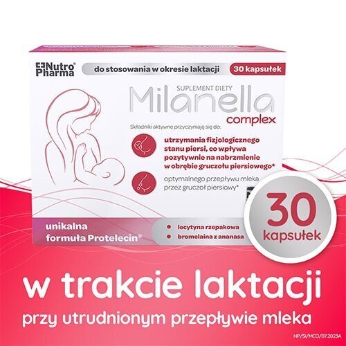 Milanella Complex for Use During Lactation 30 Capsules