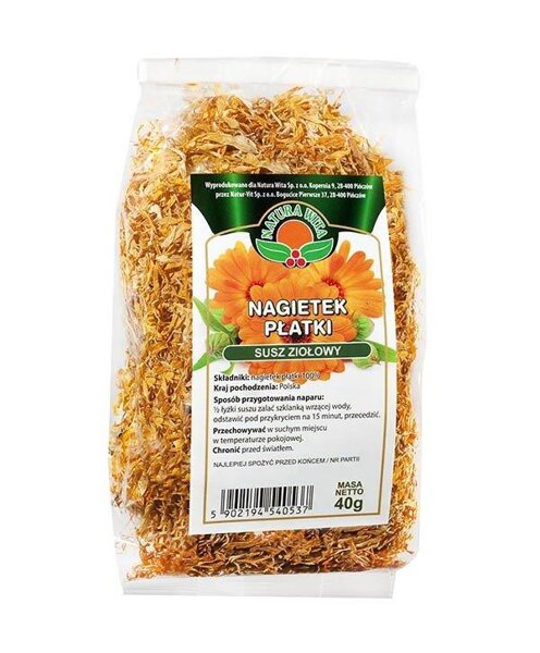 Natura Wita Calendula Flakes Dried for Stomach and Intestine Health 25g