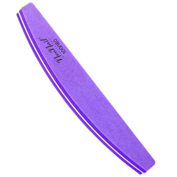 NeoNail Boat Polisher 100/180 Purple 1 Piece