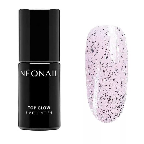 NeoNail UV/LED Soak Off Top Glow Silver Flakes 7.2ml