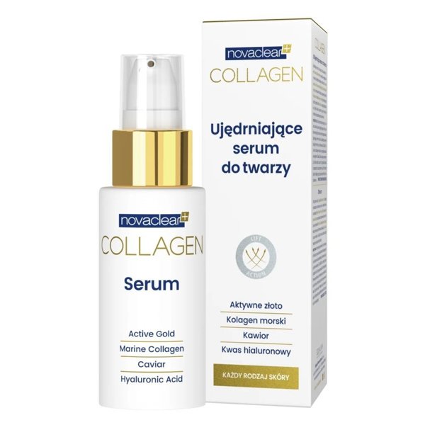 NovaClear Collagen Firming Face Serum with Caviar and Hyaluronic Acid 30ml