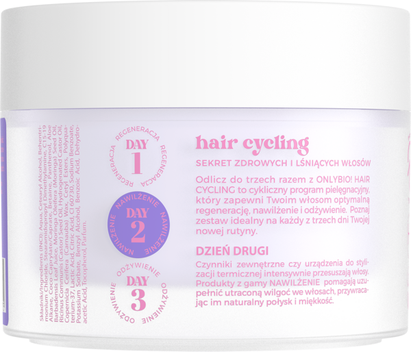 OnlyBio Hair Cycling Moisturizing 15 Minute Treatment Ultra-Moisturizing Hair Mask 280ml