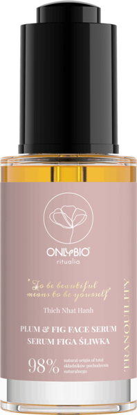 OnlyBio Ritualia Tranquility Rejuvenating Face Serum with Fig and Plum 30ml