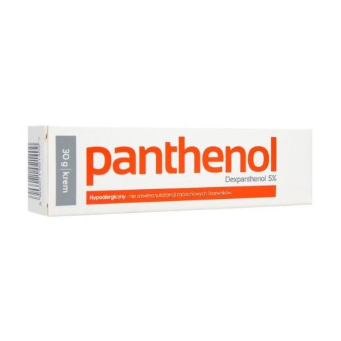 Panthenol Cream Soothes the Skin After Sunbathing 30g