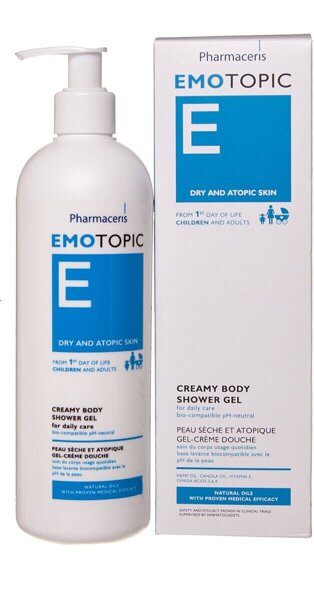 Pharmaceris E Emotopic Creamy Body Shower Gel for Dry and Atopic Skin 400ml