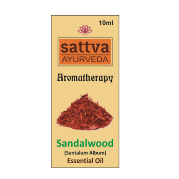 Sattva Ayurveda Sandalwood Essential Oil 10ml Best Before 31.12.24