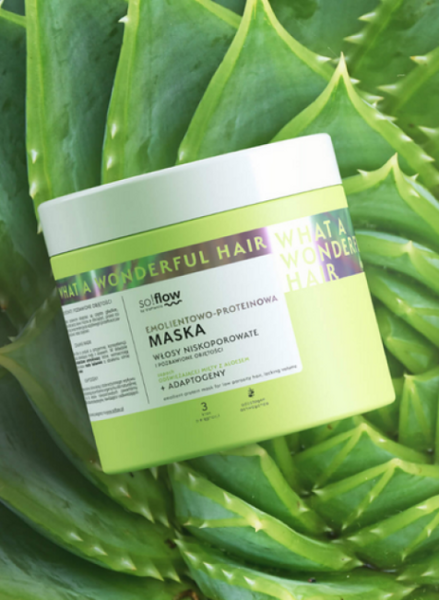 So!Flow Emollient-Protein Mask for Low Porosity and Lacking Volume Hair 400m