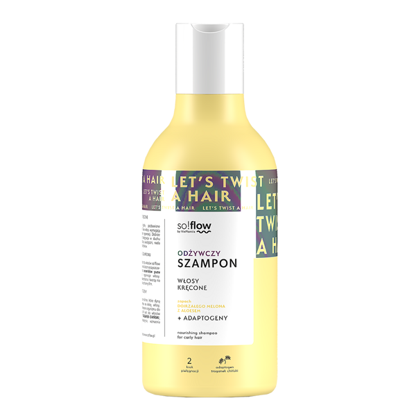 So!Flow Nourishing Shampoo for Curly Hair with Melon and Aloe Scent 400ml