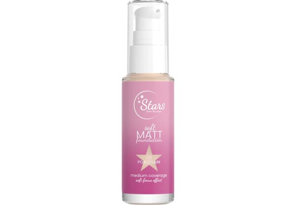 Stars From the Stars Soft Matt Foundation No. 01 Porcelaine 30ml