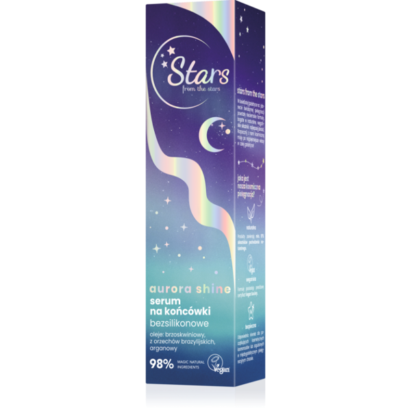 Stars from the Stars Aurora Shine Serum for Hair Ends Silicone Free Vegan 80ml