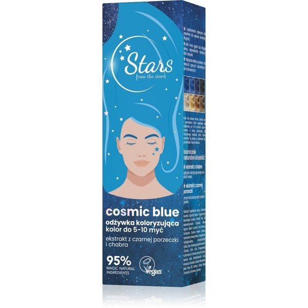 Stars from the Stars Cosmic Blue Coloring Conditioner Shade Blue 50ml