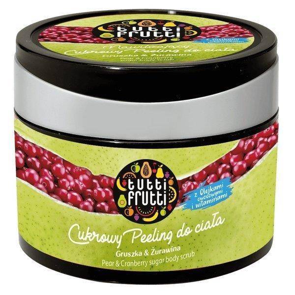 Tutti Frutti Pear and Cranberry Moisturizing Sugar Body Scrub 300g