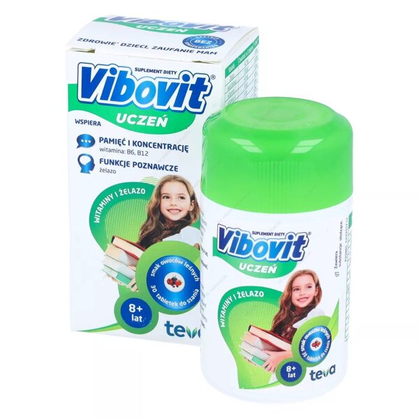 Vibovit Student Lozenges Supports Child Development from 8 Years Old 30 Pieces