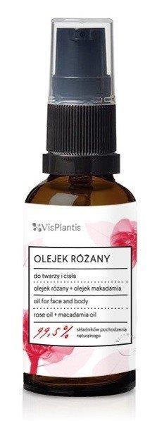 Vis Plantis Rose and Macadamia Oils for Face and Neck 30ml