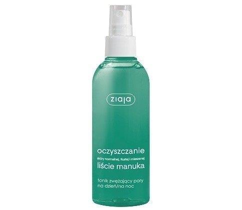 Ziaja Manuka Leaves Tonic Purifying Skin Pores Day and Night Normal Combination Oily Vegan 200ml