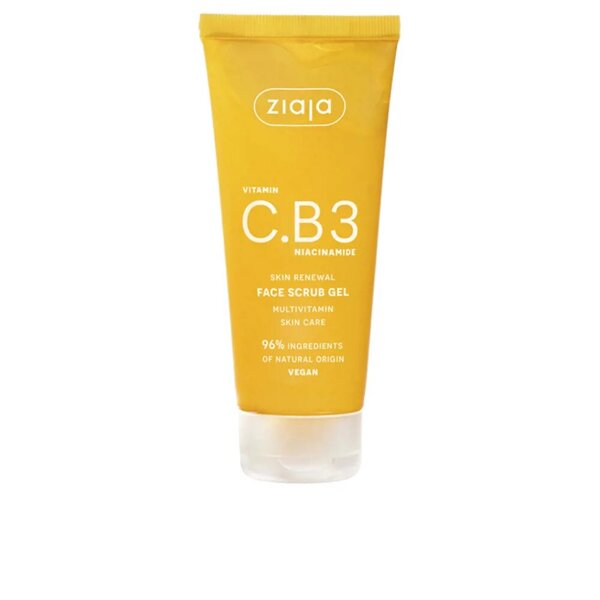 Ziaja Vitamin C.B3 Niacinamide Face Scrub Gel Vegan 100ml