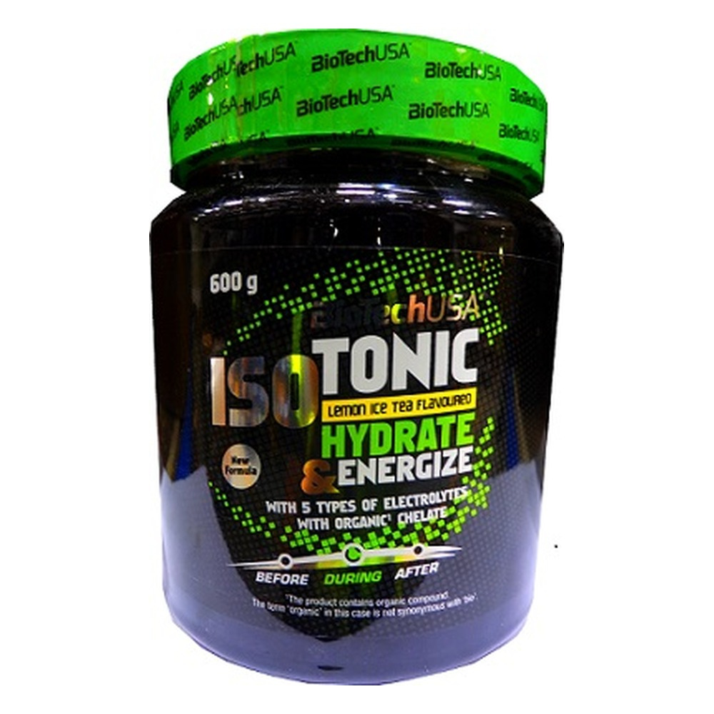BioTechUSA IsoTonic Izotoniczny proszek do napoju, Cytrynowa Ice Tea 600g