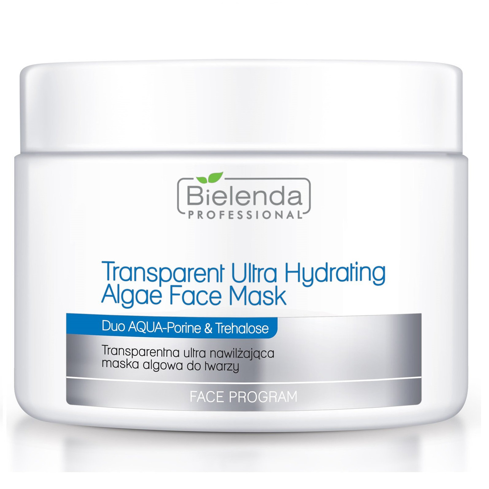 Bielenda Pro Aqua Porine Ultra Hydrating Transparent Face Algae Mask 190g