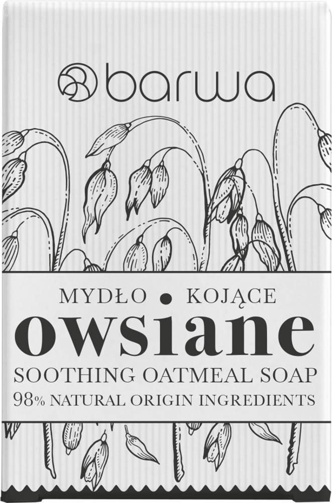 Barwa Pure Calm Kojące Owsiane Mydło w Kostce dla Skóry Wrażliwej i Suchej 100g