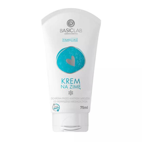 BasicLab Famillias Lipid Cream: Winter Skin Barrier Repair for Dry & Sensitive Skin 75ml